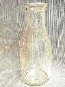 OLD Marked ONE PINT MILK / CREAM BOTTLE - Thatcher Mfg Co - Minnesota Dairy - Picture 1 of 7