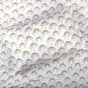 4 Piece Full Sheet Set Rainbow - Picture 1 of 3