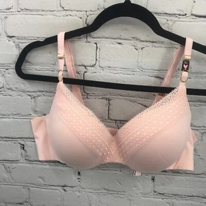 Victorias Secret Bra Womens 36C Balconette Perfect Shape Pink New - Picture 1 of 12