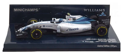 Minichamps Williams FW37 #77 Abu Dhabi GP 2015 - Valtteri Bottas 1/43 Scale - Image 1 of 4