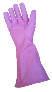 Pink Pastel Leather Gauntlet Gloves for Renaissance Faires, Cosplay, and Theater - Picture 1 of 5