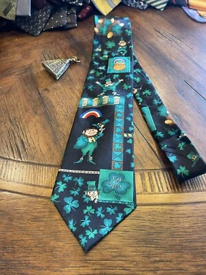 TRAJE ARCO IRIS LUCKY POT OF GOLD CORBATA DE DISEÑADOR ENVÍO GRATUITO Foto 1 de 3