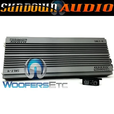 AMPLIFICADOR SUBWOOFERS AMPLIFICADOR DE COMPETICIÓN SUNDOWN AUDIO SALT-4 MONOBLOQUE 4.000W RMS Foto 1 de 4
