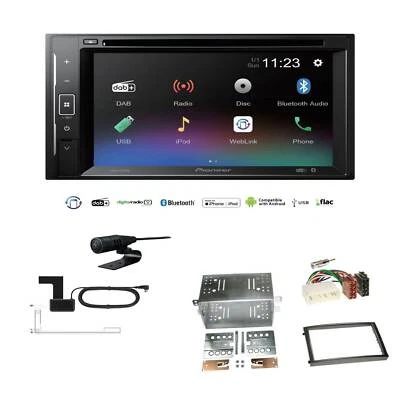 Pioneer Autoradio Bluetooth DAB DVD für Ssangyong Rexton II 2006-2013 schwarz - Bild 1 von 4