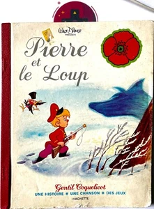Livre pierre et le loup disney collection gentil coquelicot - Picture 1 of 1