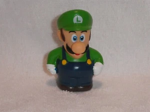 Nintendo Super Mario Bros. Action Play Figure Luigi 2010 Boy in Overalls - Picture 1 of 3