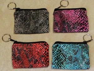 Juego de 4 carteras de monedas de cuero suave similares a - Imagen 1 de 1