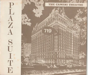 Vintage PLAZA SUITE PROGRAM, ISRAEL, 1970, CAMERI THEATER, MANY ADS - Picture 1 of 12