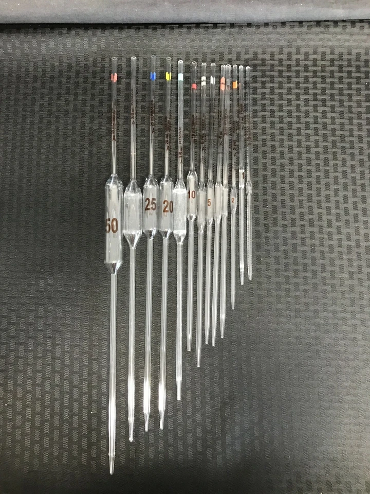 KIMAX KIMBLE Vidrio 0.5-50mL Bombilla Volumétrica Reutilizable Pipeta Pipeta 37000 Foto 1 de 4