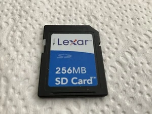Lexar 256MB SD Camera Memory Card - Tested - Tracked Post - Picture 1 of 2