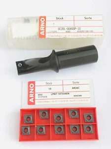 ARNO Tools SC20L-2,25D 10 + 10 Stück. Wendenplatten LPNT10T304EN AR26C ARNO NEU - Picture 1 of 3