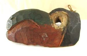 NORDWESTKÜSTE DESIGN MASKE VOGEL Adler Abbild Unikat Antik Nachlass Sammlung - Bild 1 von 15