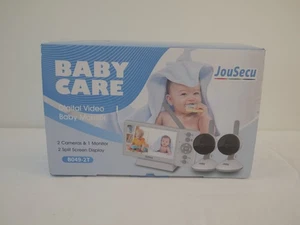 JouSecu Baby Monitor with 2 Cameras, Video Baby Monitor B049-2T (2B1) - Picture 1 of 9