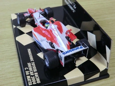 ГОНОЧНЫЙ ШОУ-КАР MINICHAMPS MC 1:43 Toyota PANASONIC TOYOTA 2004 C.DA MATTA - Изображение 1 из 4