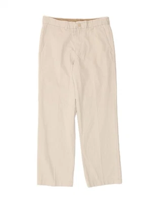IZOD Mens Straight Chino Trousers W29 L30 Off White Cotton CD12 - Image 1 of 3