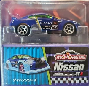 Majorette Nissan GT-R BLUE With Yellow Interior #23 - Picture 1 of 4