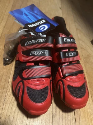 Zapatos deportivos de ciclismo de carretera Exustar para hombre E-SM331 Euro 40 EE. UU. 7 NUEVOS con etiquetas Foto 1 de 4