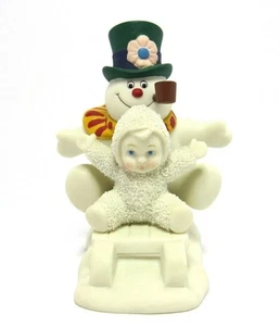 Department 56 Snowbabies Fun With Frosty Snowman 56.06022 Box New Vintage Y2K - Picture 1 of 4