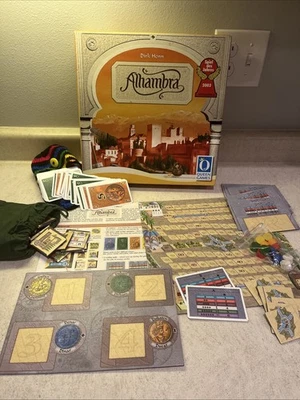 Alhambra Board Game by Dirk Henn - Queen Games - COMPLETE 2014 Strategy Tile - Image 1 of 4