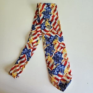1996 Atlanta Summer Olympics Ralph Marlin Sport Tie Mens Necktie 3" x 58" - Picture 1 of 5