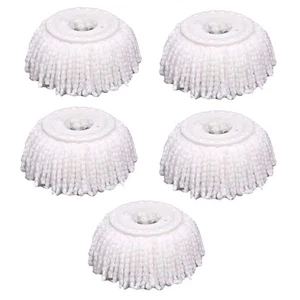 5 Stück Mikrofaser Ersatz Wischkopf Spin Mop Kopf Ersatz 5er Pack, Micro... - Bild 1 von 6