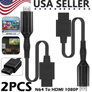 For N64 To HDMI HD Cable Adapter Converter For Nintendo Gamecube Super NES/SNES - Picture 1 of 9