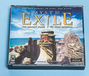 Myst III 3 Exile ~ 4-Disc Box Set mit manuellem PC/Mac Ubi Soft - Bild 1 von 4