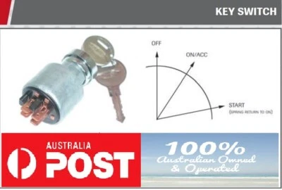 IGNITION SWITCH YALE  NISSAN FORKLIFT  H20  K21  K25  A15  TB42  FE  SERIES. - image 1 of 4