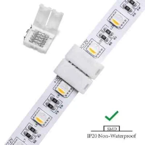 Connettore LED RGBW 5 poli spina per strisce SMD larghe 10 mm nastro striscia luce - Foto 1 di 12