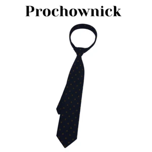 Cravatta Lunga , Cotone/Seta, Blu 510502 Prochownick - Imagen 1 de 7