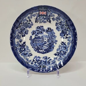 3er Set Royal Wessex Queens by Churchill Tonquin blau & weiß Speiseteller  - Bild 1 von 7