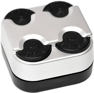 HR-IMOTION Münzbox Euro Münzen Münz Box Halter Münzhalter Dose + Halteclip