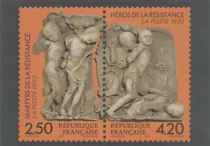 Z154 CPM carte postale maquette timbres MARTYRS et HEROS de la RESISTANCE