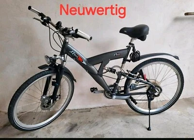 ATB Fahrrad 26 Zoll Anthrazit Grau Alu dunkelgrau Tchibo fast neu All-Terrain - Bild 1 von 4
