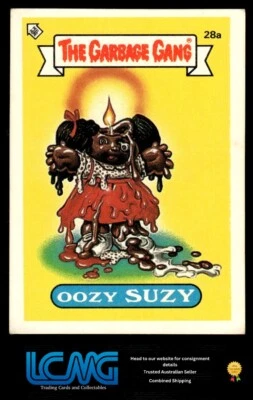 1985 Oozy SUZIE 28a The Garbage Gang Series 1 Australia Card - Image 1 of 2