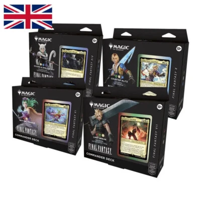 Final Fantasy x MTG Commander Deck Bundle - All 4 Decks - ENG - Magic - NEW - Bild 1 von 2