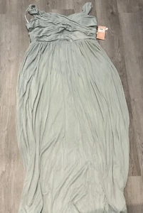 Birdy Grey ELYSE Dress XL Extra Large SAGE BRIDESMAID WEDDING New With Tags - Picture 1 of 6
