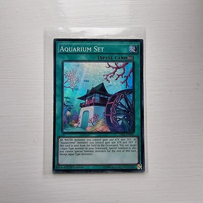 1st Ed. Aquarium Set Super Rare Yu-Gi-Oh! Card - Dragons of Legend 2 DRL2-EN043 - Image 1 of 3