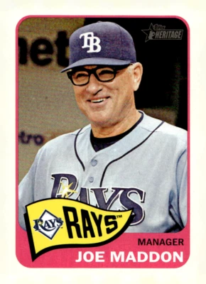 2014 Topps Heritage #66 Joe Maddon Rays - Image 1 of 2