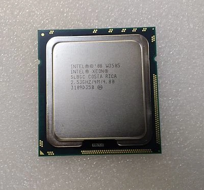 Intel Xeon Processor W3505 4M Cache 2.53GHz SLBGC CPU Dual Core LGA1366 - Image 1 of 3