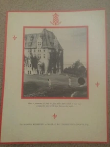 1952 The Manoir Richelieu @ Murray Bay Charlevoix County Quebec menu ristorante - Foto 1 di 5