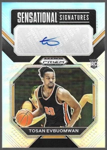 2023 Panini Prizm DP Tosan Evbuomwan RC Sensational Prizm Auto Detroit Pistons - Picture 1 of 4