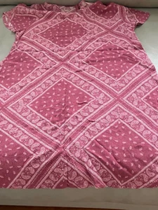 girl cotton short sleeve dress size 10 - 12 M school party birthday summer fall - Picture 1 of 3