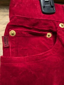 Lauren Ralph Lauren Mujer Lauren Lauren Jeans Co. Rojo Fuego Pana Talla 6 - Imagen 1 de 5