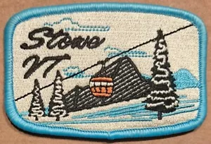Town of Stowe Vermont Stowe Mountain Resort embroidered Iron on patch ski - Picture 1 of 1