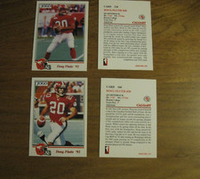 CFL Jogo  Doug Flutie ( Boston College) 1993 two different # 166 & #220