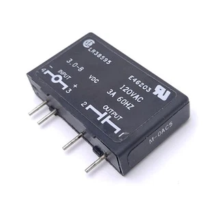 Gordos M-OAC5 Solid State Relay Module, 3-8VDC In, 120VAC 3A Out, 4-Pin - Picture 1 of 4