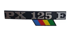 UKSCOOTERS VESPA PX 125 E PANEL LATERAL INSIGNIA ARCO IRIS ITALIANO - Imagen 1 de 2