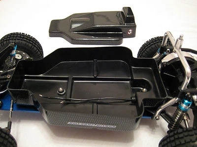 KAMTEC CARBON Look Tamiya Rough Rider Sand Scorcher Radio Box