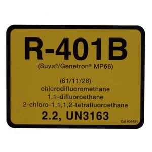 R-401B / R401B Label # 04451 , SOLD EACH - Picture 1 of 2